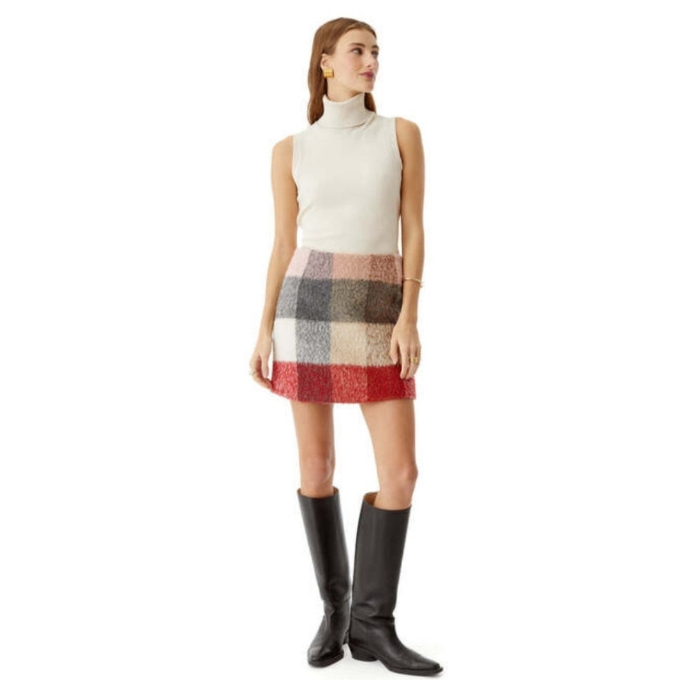 ⚘️ Maris Checked Mini Skirt